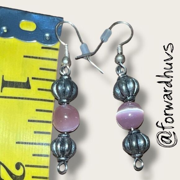 Bundle Sale 3 for $15 | Handcrafted Beaded Drop Earrings - Picture 5 of 9
